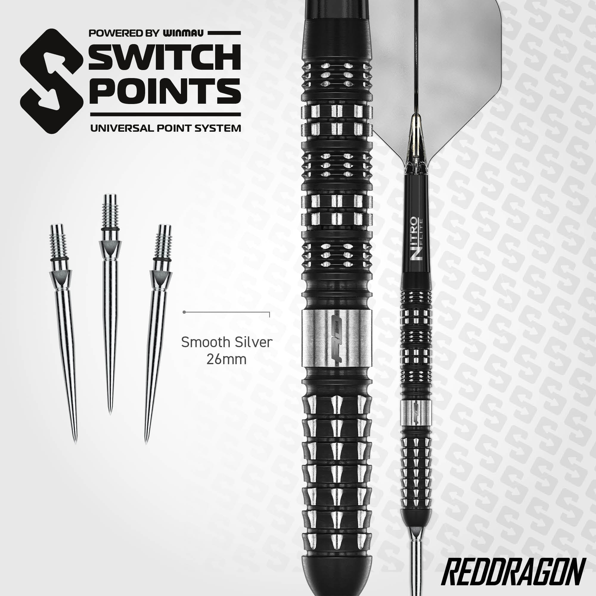 red-dragon-darts-recon-90-fl-chettes-pointe-acier-parall-le-switch-point image 6