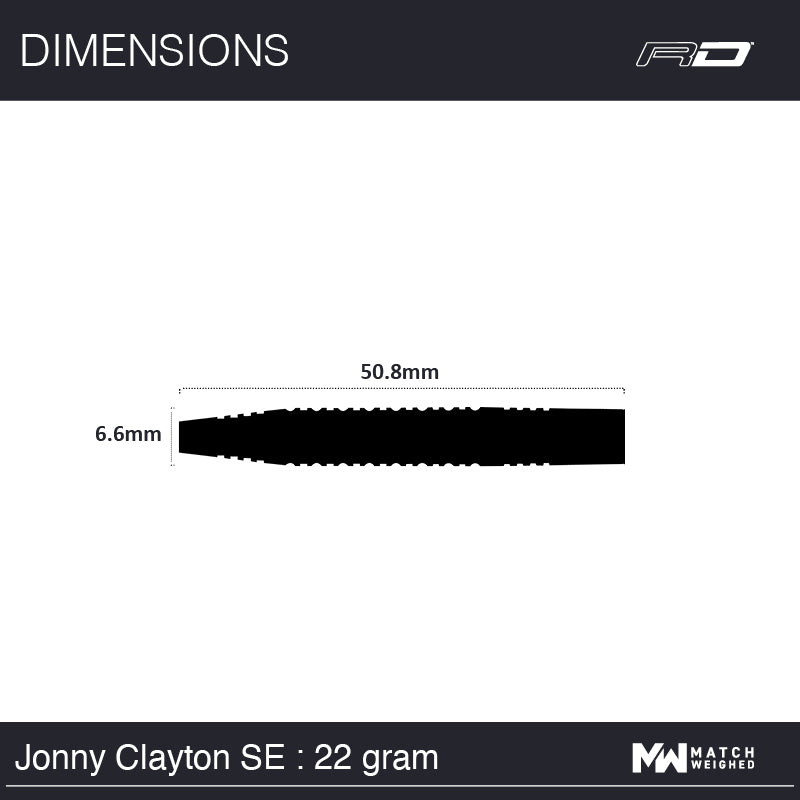 red-dragon-darts-jonny-clayton-se-fl-chettes-steeltip-sign-es image 7