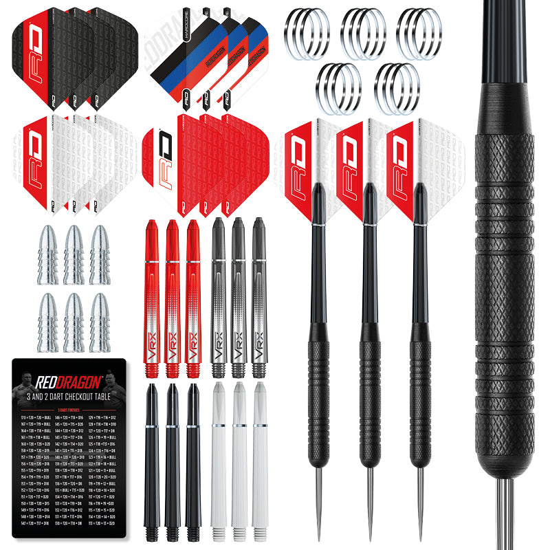 red-dragon-darts-ultimate-dart-set-kit-complet-fl-chettes-steel-tip-20g image 4