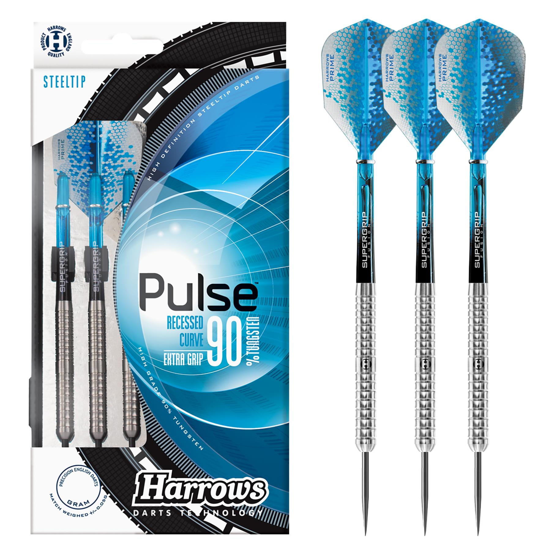 harrows-pulse-90-fl-chettes-pointe-acier-steel-tip image 1