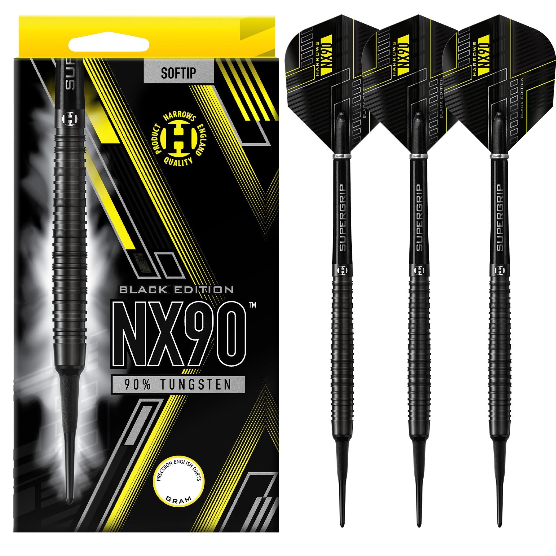 harrows-nx90-black-edition-90-fl-chettes-pointe-souple image 1
