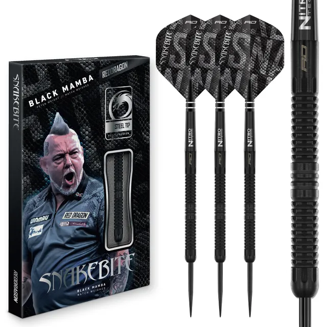 red-dragon-darts-peter-wright-black-mamba-fl-chettes-tungst-ne-90 image 1