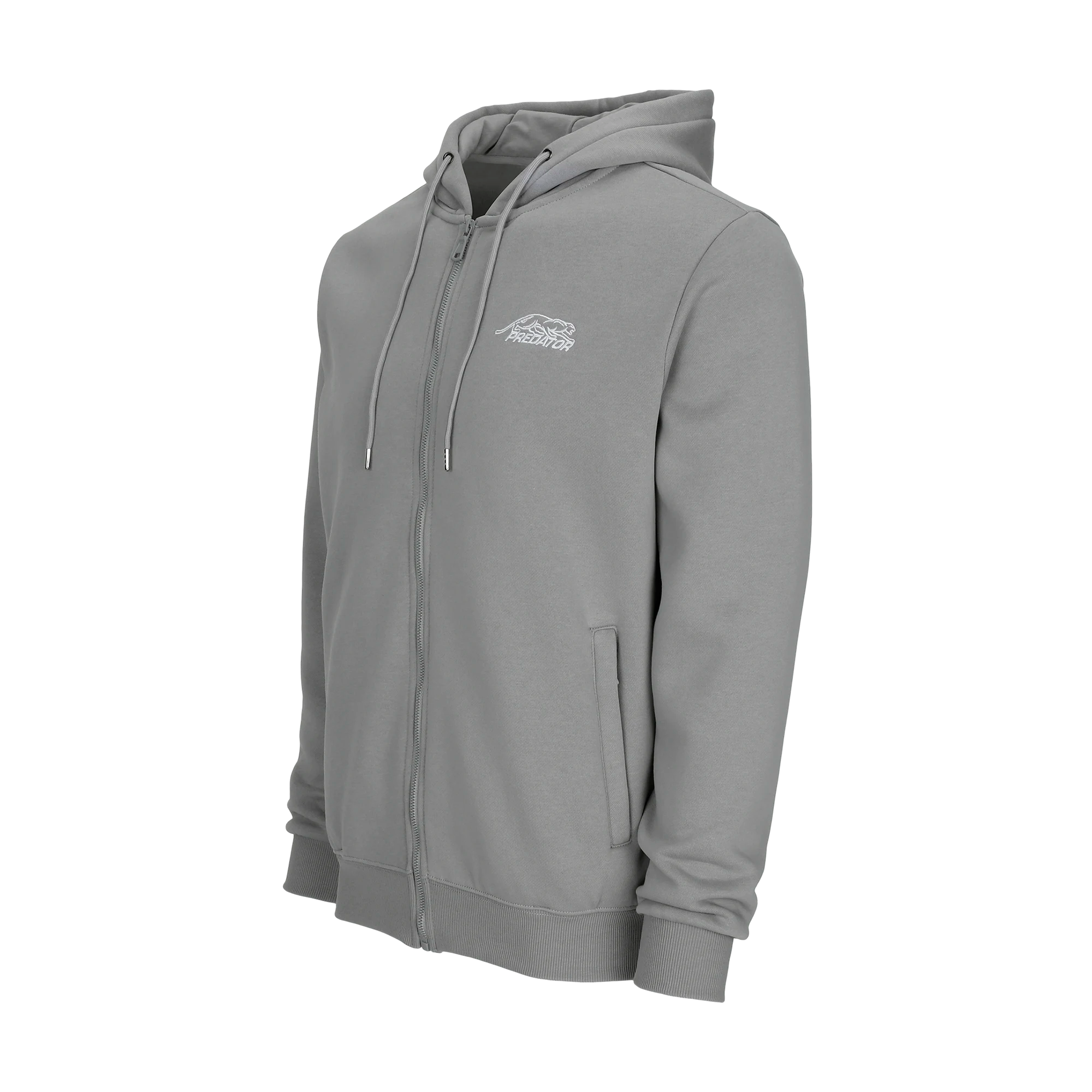 predator-sweat-capuche-zipp-beige-blanc-ivoire-gris image 5