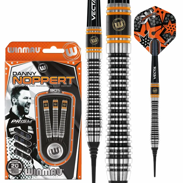 winmau-danny-noppert-signature-edition-2-0-soft-tip-fl-chettes-pointe-souple image 1