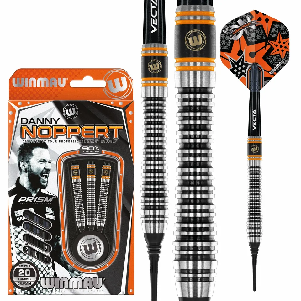 winmau-danny-noppert-signature-edition-2-0-soft-tip-fl-chettes-pointe-souple image 1