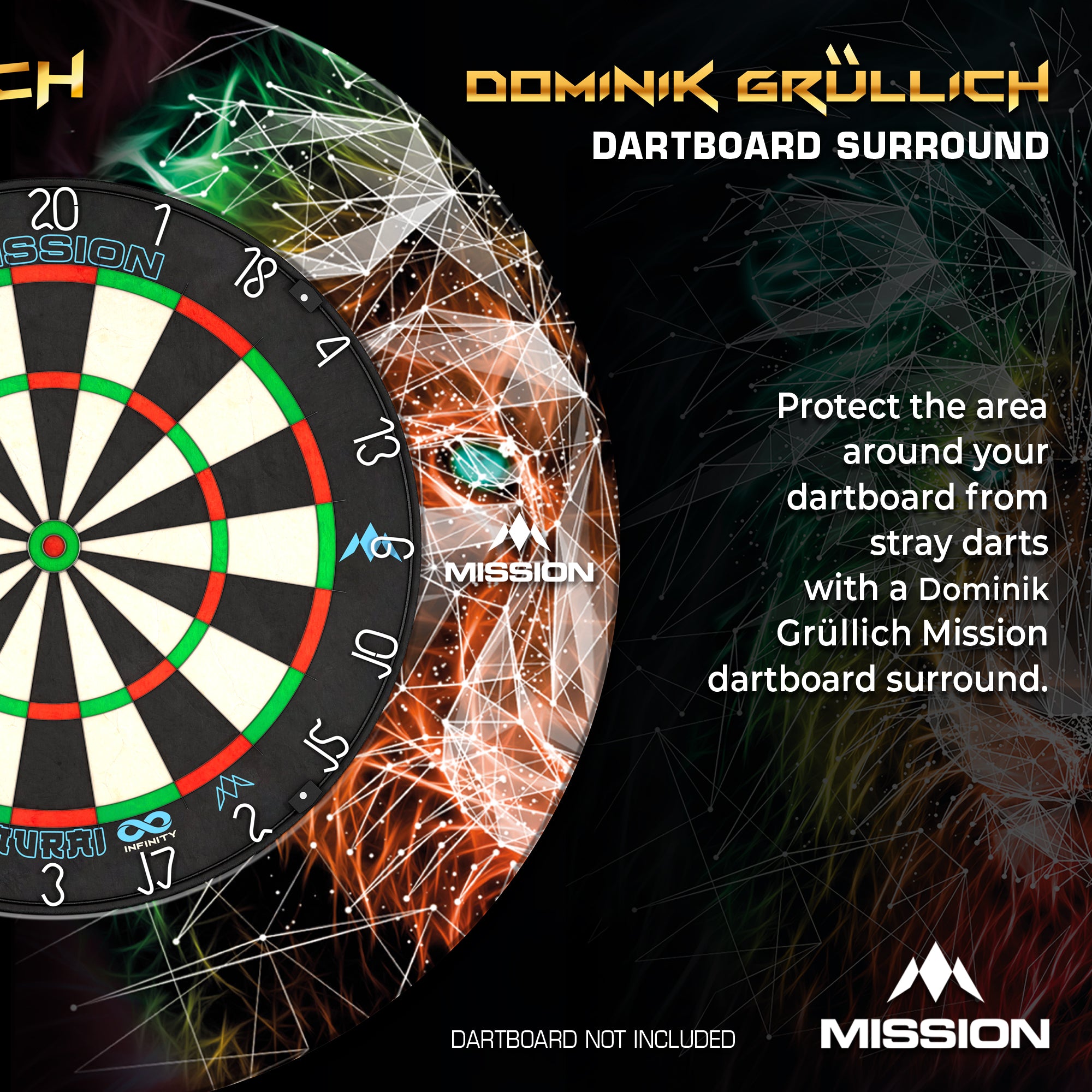 mission-darts-surround-joueur-dominik-gr-llich-polym-re-noir image 2