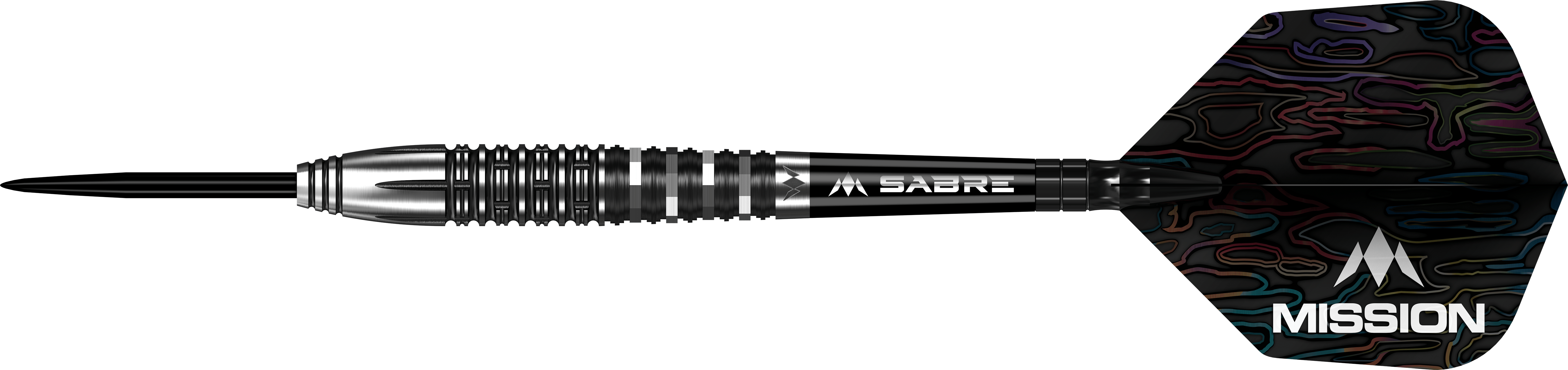 mission-labyrinth-fl-chettes-steel-tip-90-tungst-ne-black-pvd-22g-24g image 2