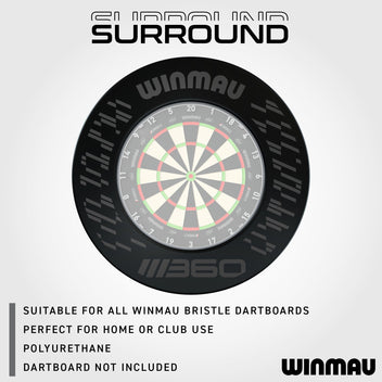 winmau-blade-360-surround-entourage-de-cible-noir image 3