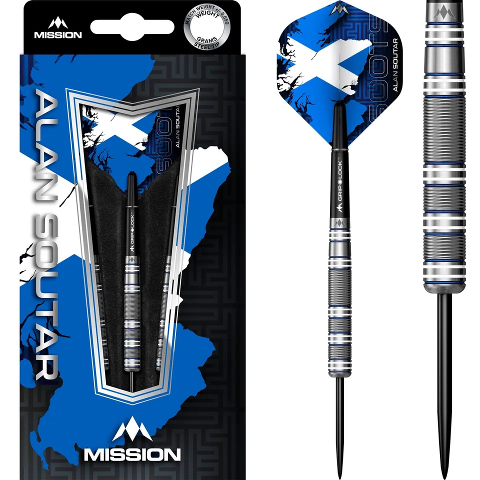 mission-darts-alan-soutar-soots-steel-tip-90-tungst-ne-bleu-blanc image 1