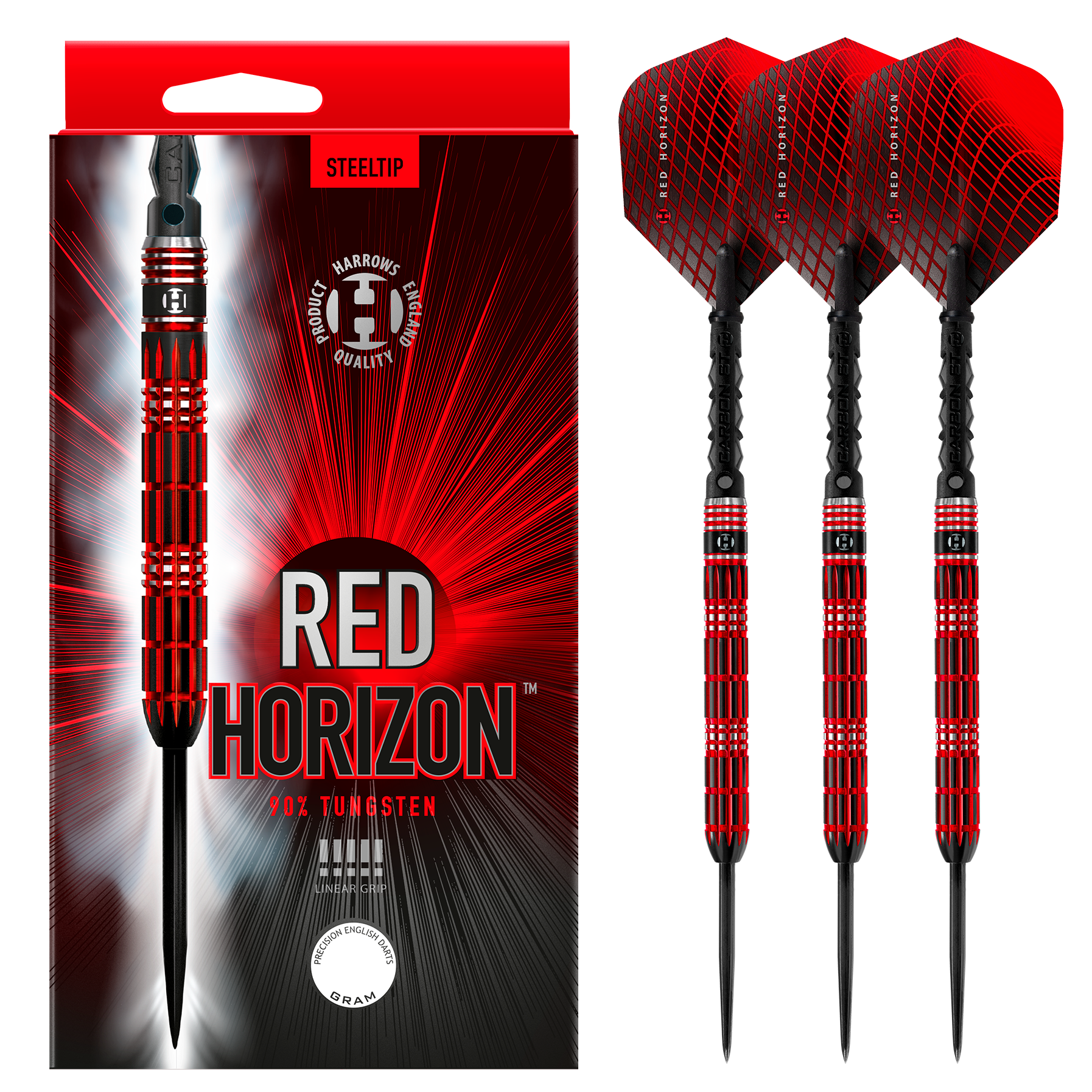 harrows-red-horizon-90-fl-chettes-pointe-acier image 1