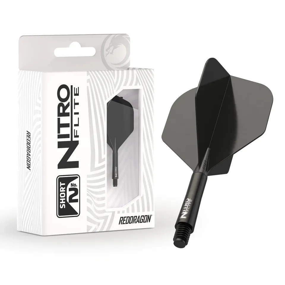 red-dragon-darts-nitro-flite-integrated-vol-et-tige-int-gr-s-noir-et-noir image 1