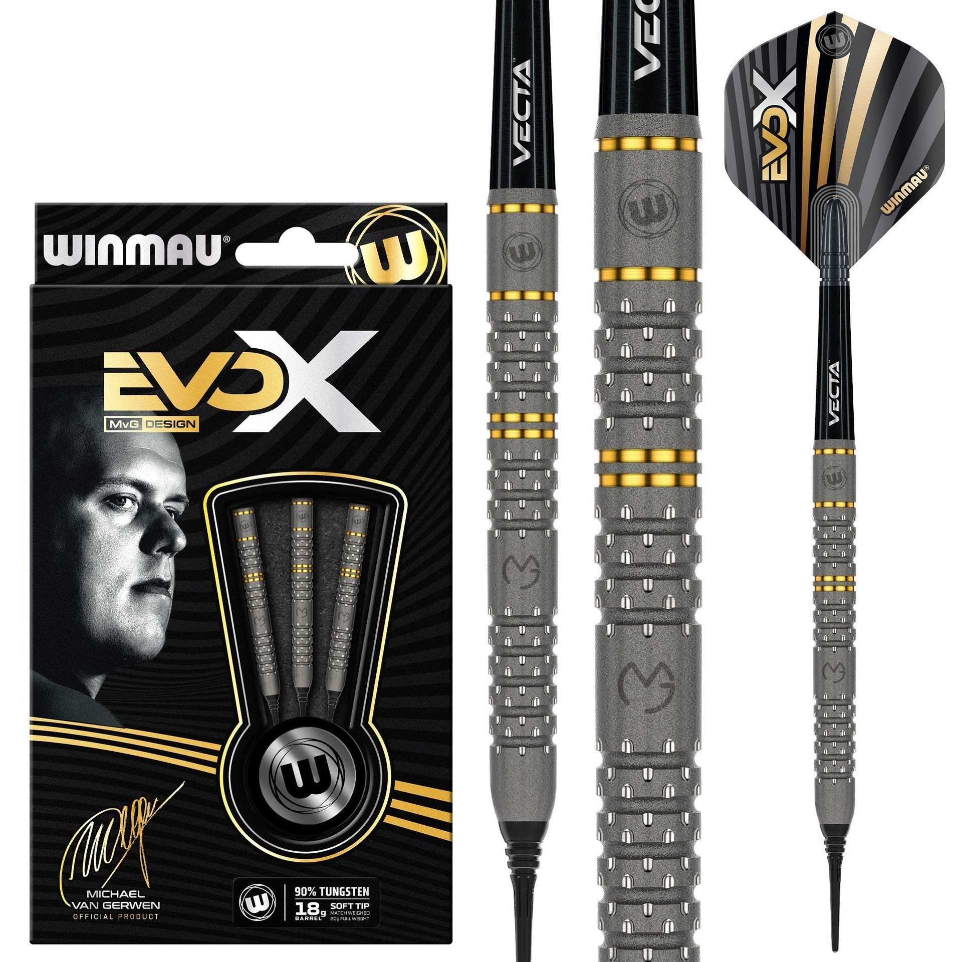 winmau-mvg-evo-x-90-fl-chettes-soft-tip image 1