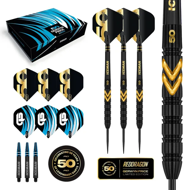 red-dragon-darts-gerwyn-price-50-year-player-edition-fl-chettes-90-tungst-ne image 1