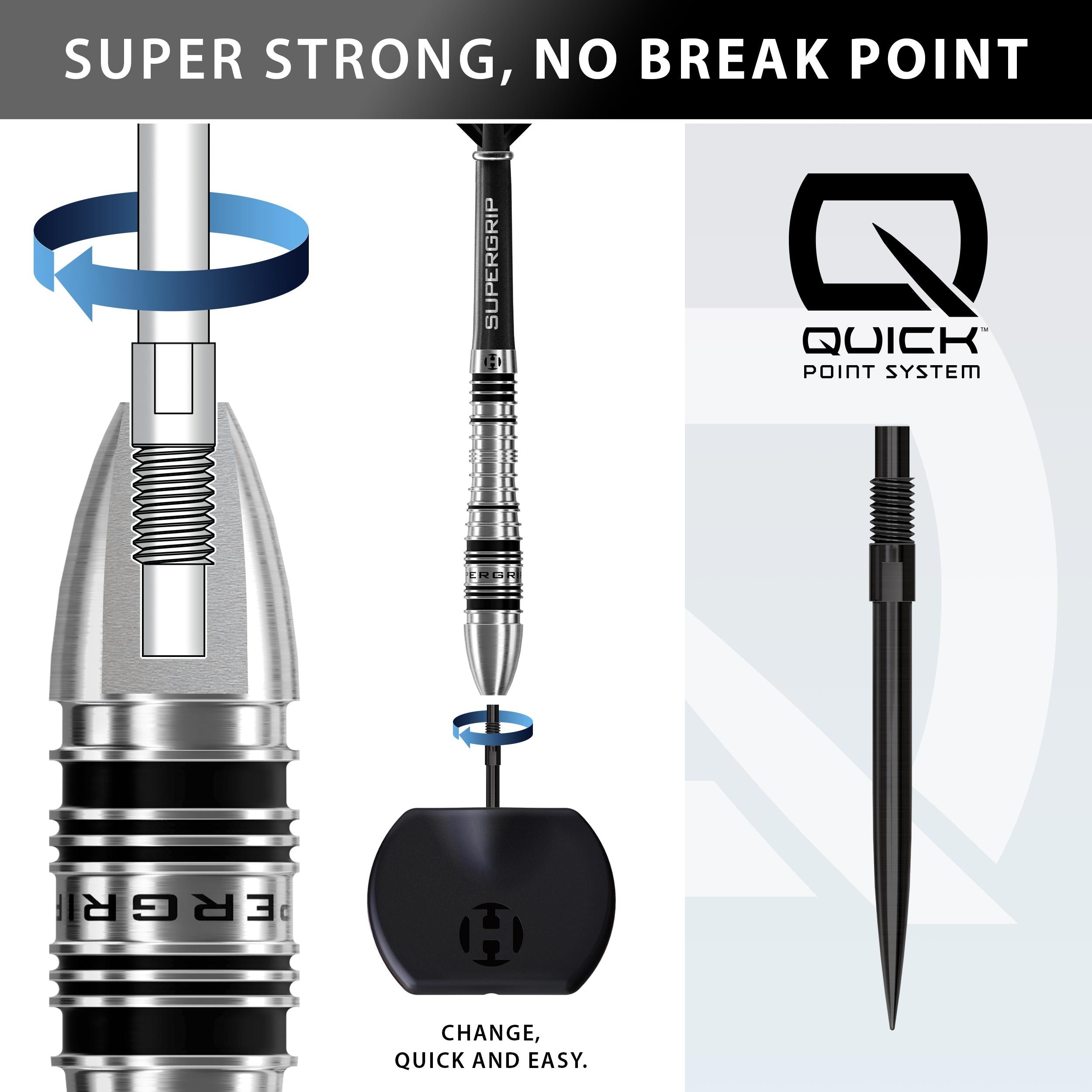 harrows-supergrip-qp-bomb-90-quick-point-fl-chettes-steel-tip image 3