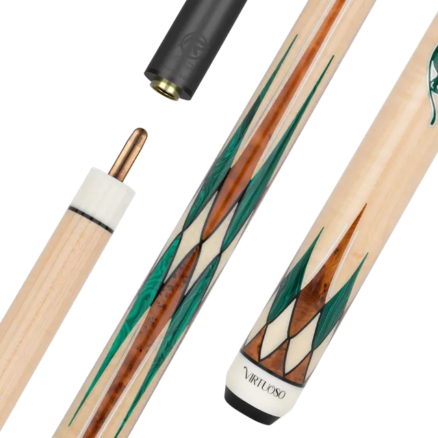 predator-crm-virtuoso-rable-ond-naturel-malachite-verte-queue-carambole-3-bandes image 1