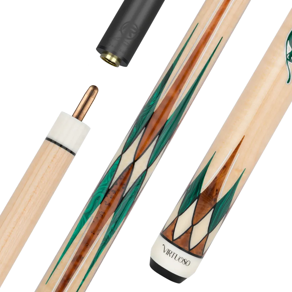 predator-crm-virtuoso-rable-ond-naturel-malachite-verte-queue-carambole-3-bandes image 1