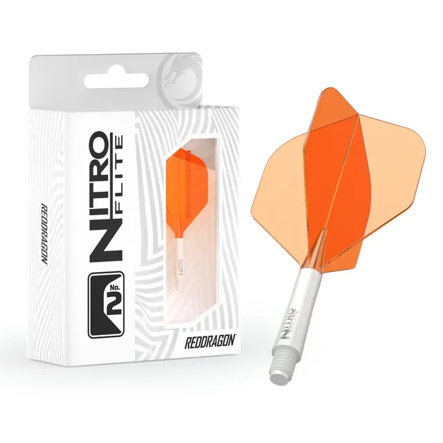 red-dragon-nitro-flite-orange-et-blanc-volant-int-gr-avec-tige image 1