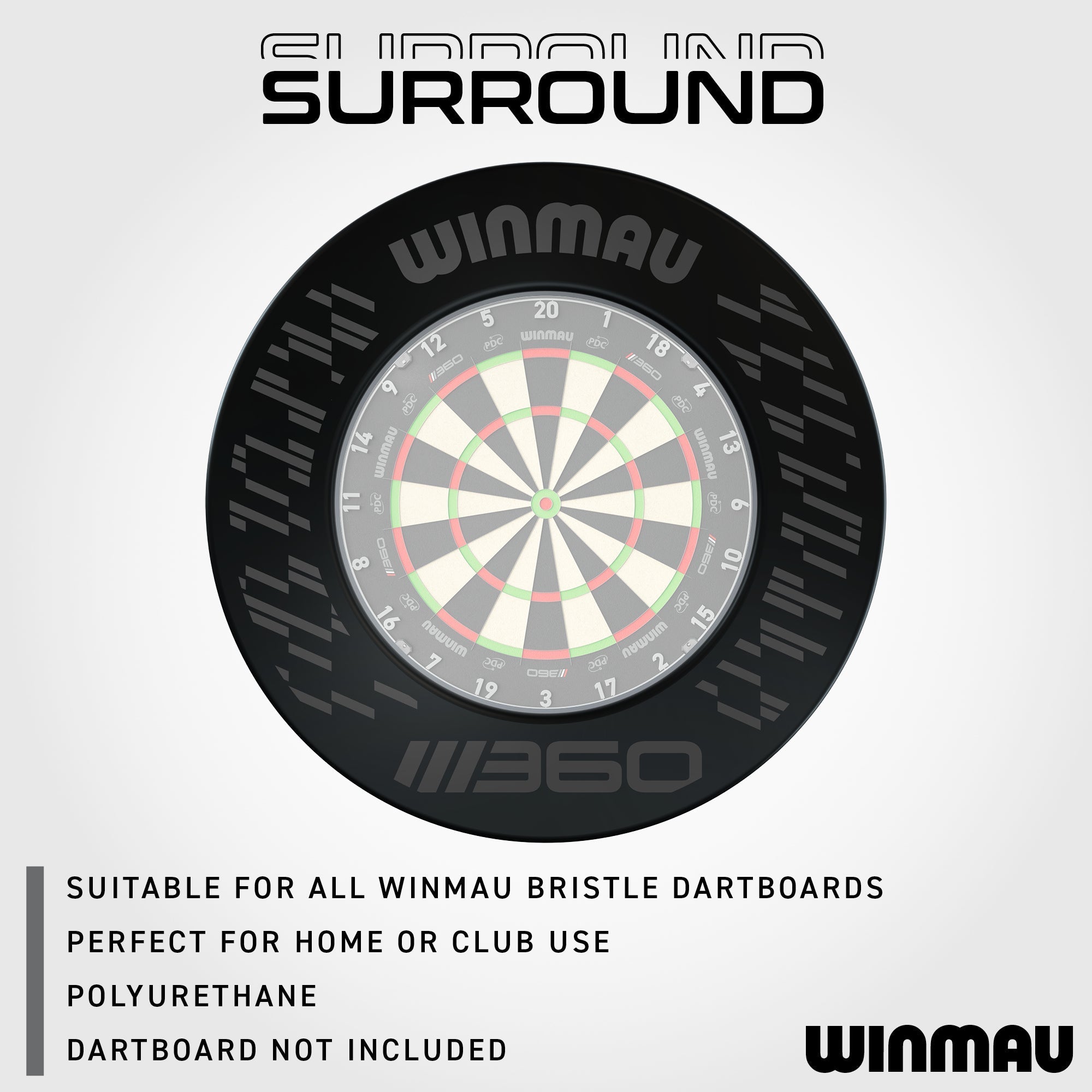 winmau-blade-360-surround-contour-de-cible-noir image 3