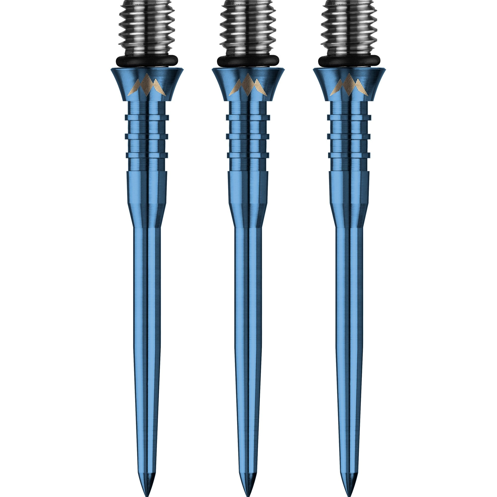 mission-darts-titan-pro-ti-pointes-de-conversion-grooved-bleu-30mm image 2