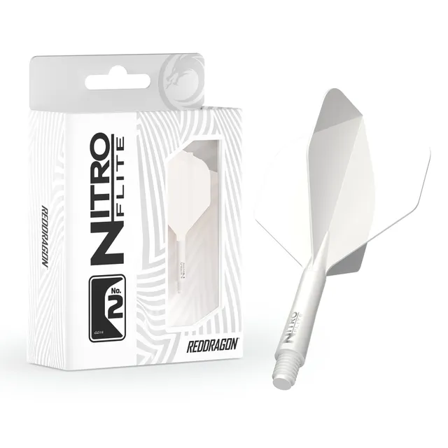 red-dragon-darts-nitro-flite-solid-white-and-white-syst-me-ailette-tige-int-gr image 1