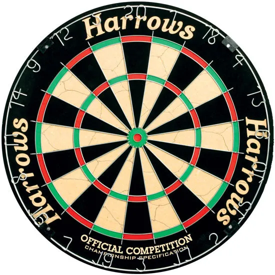 harrows-official-competition-cible-de-fl-chettes-en-sisal image 1