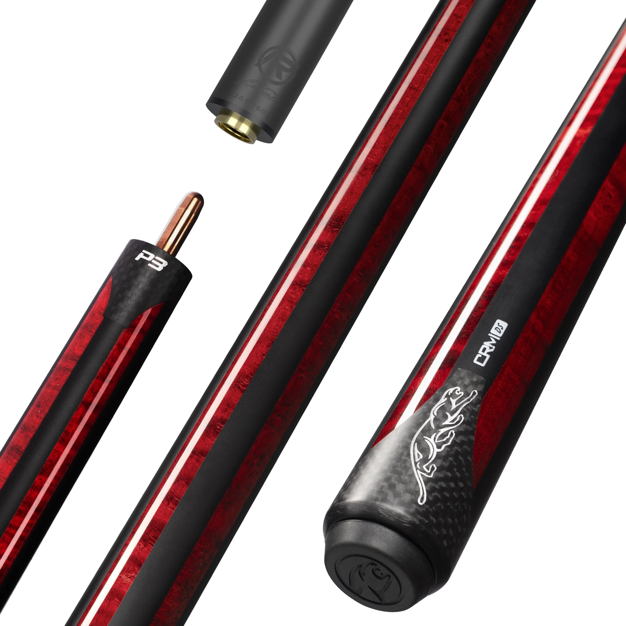 predator-p3-crm-ds-queue-de-carambole-3-bandes-acajou-bourgogne-carbone image 1