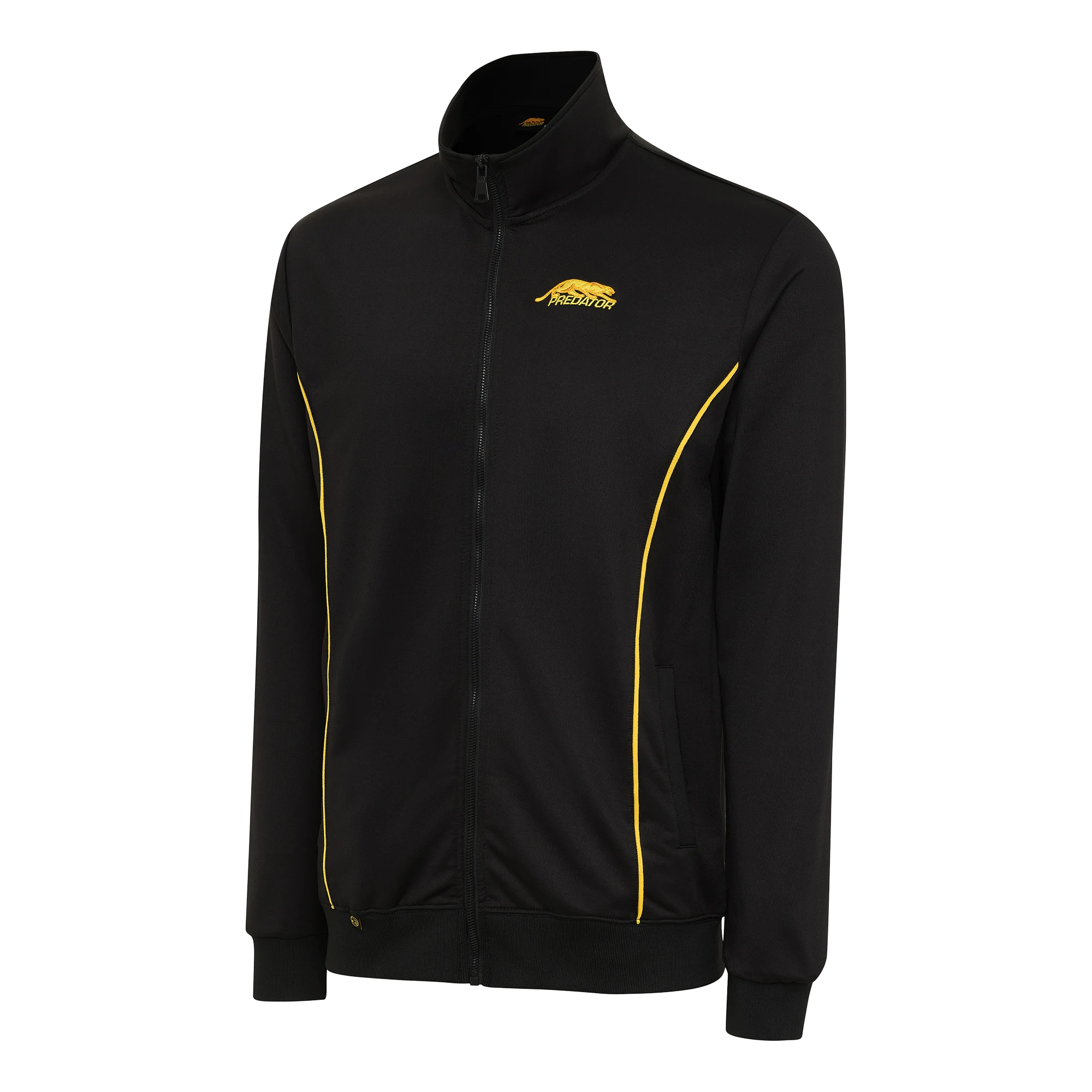 predator-black-yellow-veste-zipp-e-casual image 1