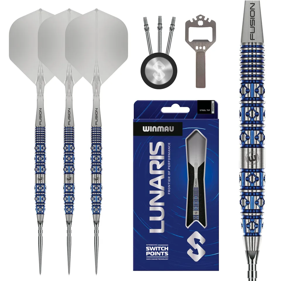 winmau-lunaris-fl-chettes-pointe-acier-tapered-switch-point image 1