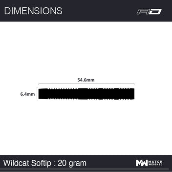winmau-wildcats-soft-tip-fl-chettes-pointe-souple image 7