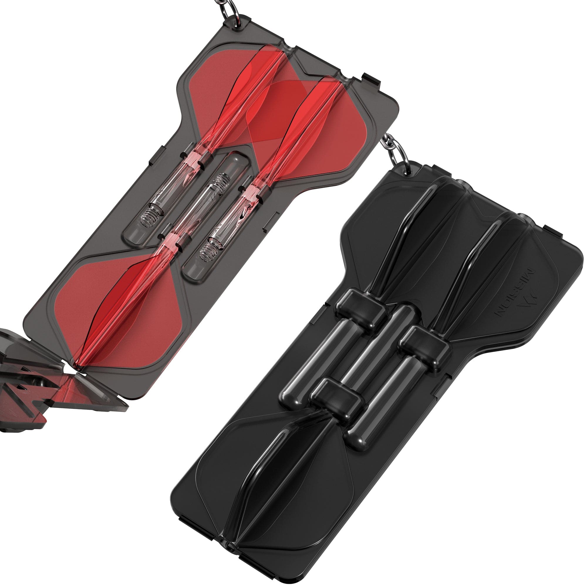 mission-darts-force-90-tui-rigide-moul-blanc-transparent image 2