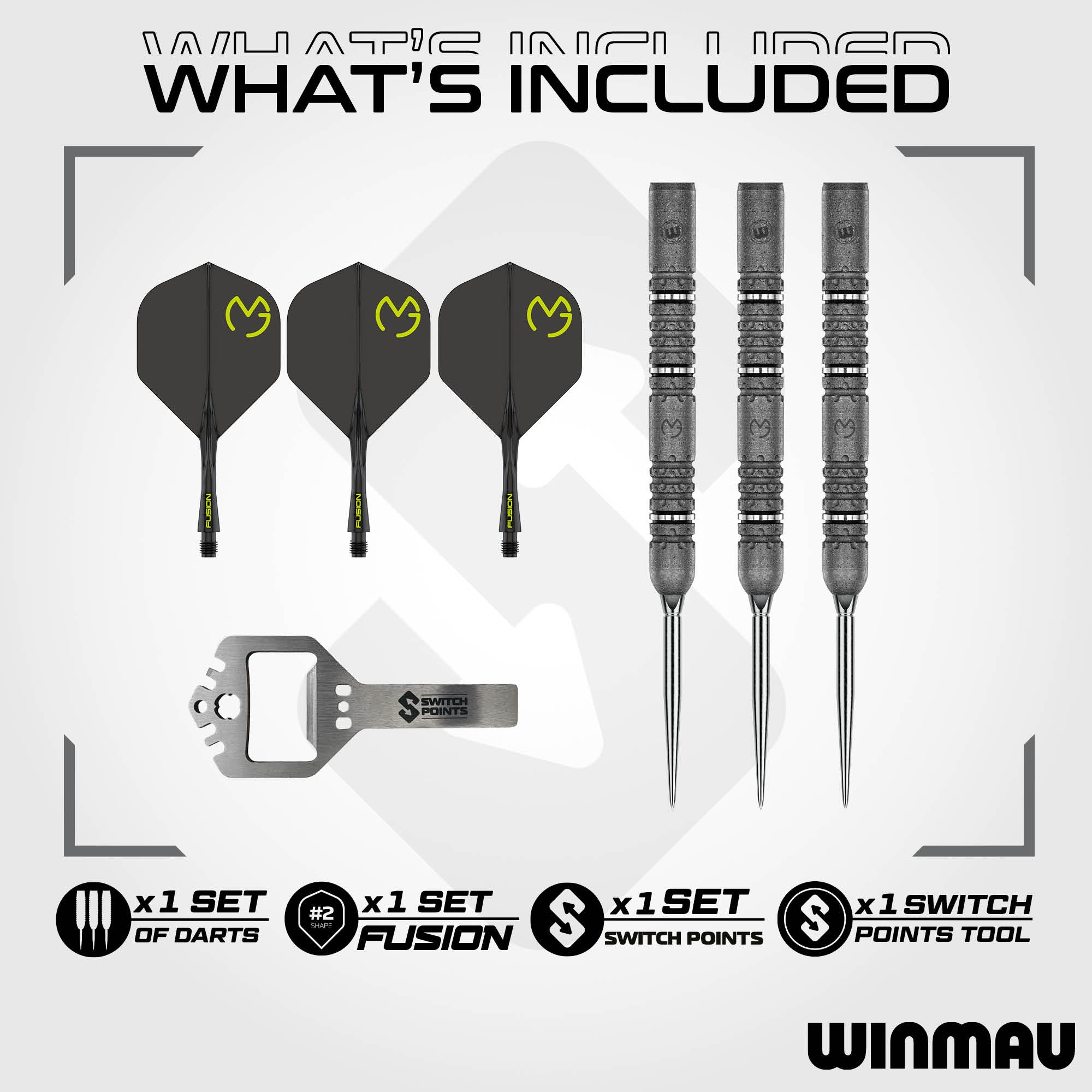 winmau-michael-van-gerwen-se-90-tungst-ne-fl-chettes-acier-switch-point image 3