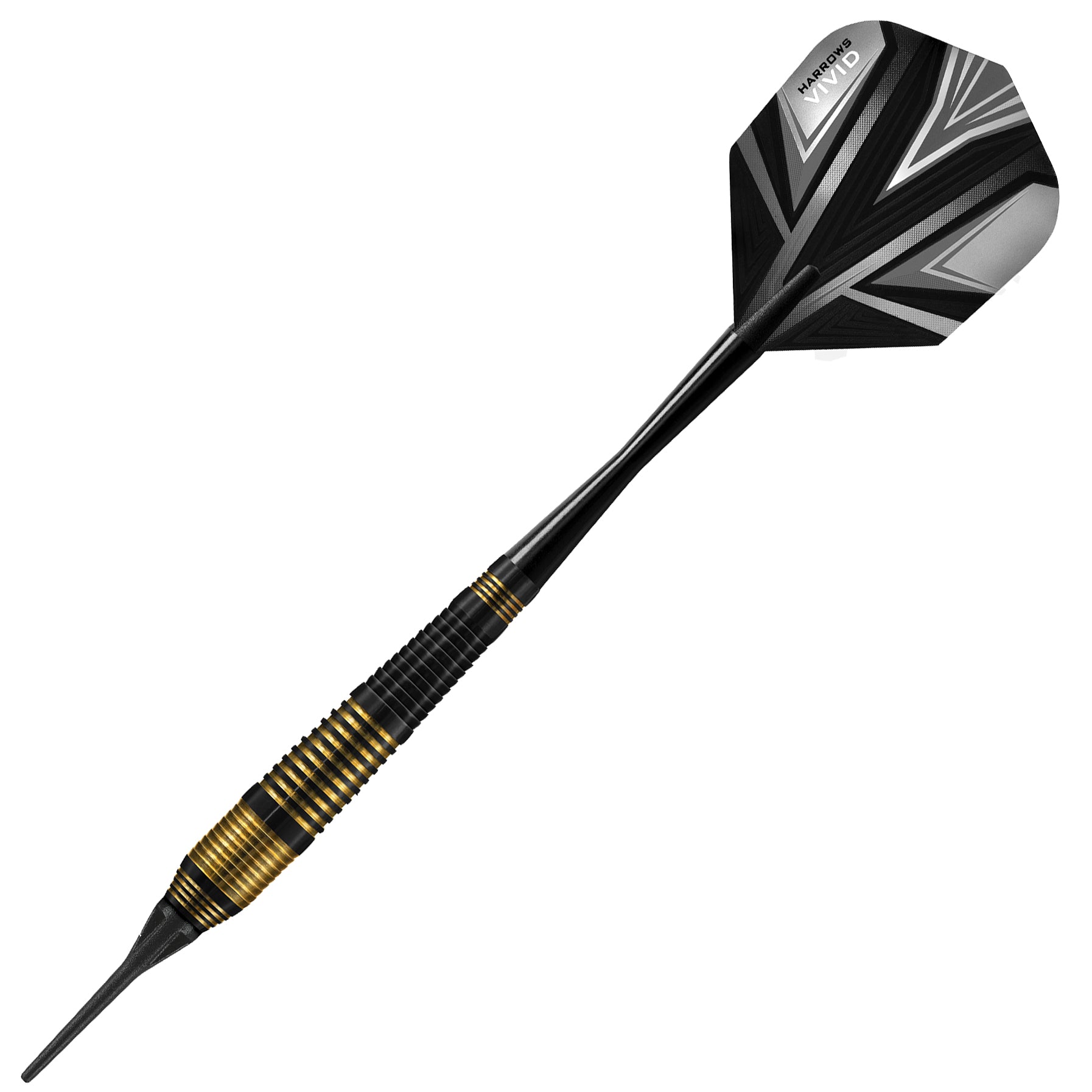 harrows-vivid-brass-noir-soft-tip-darts-fl-chettes-laiton image 5