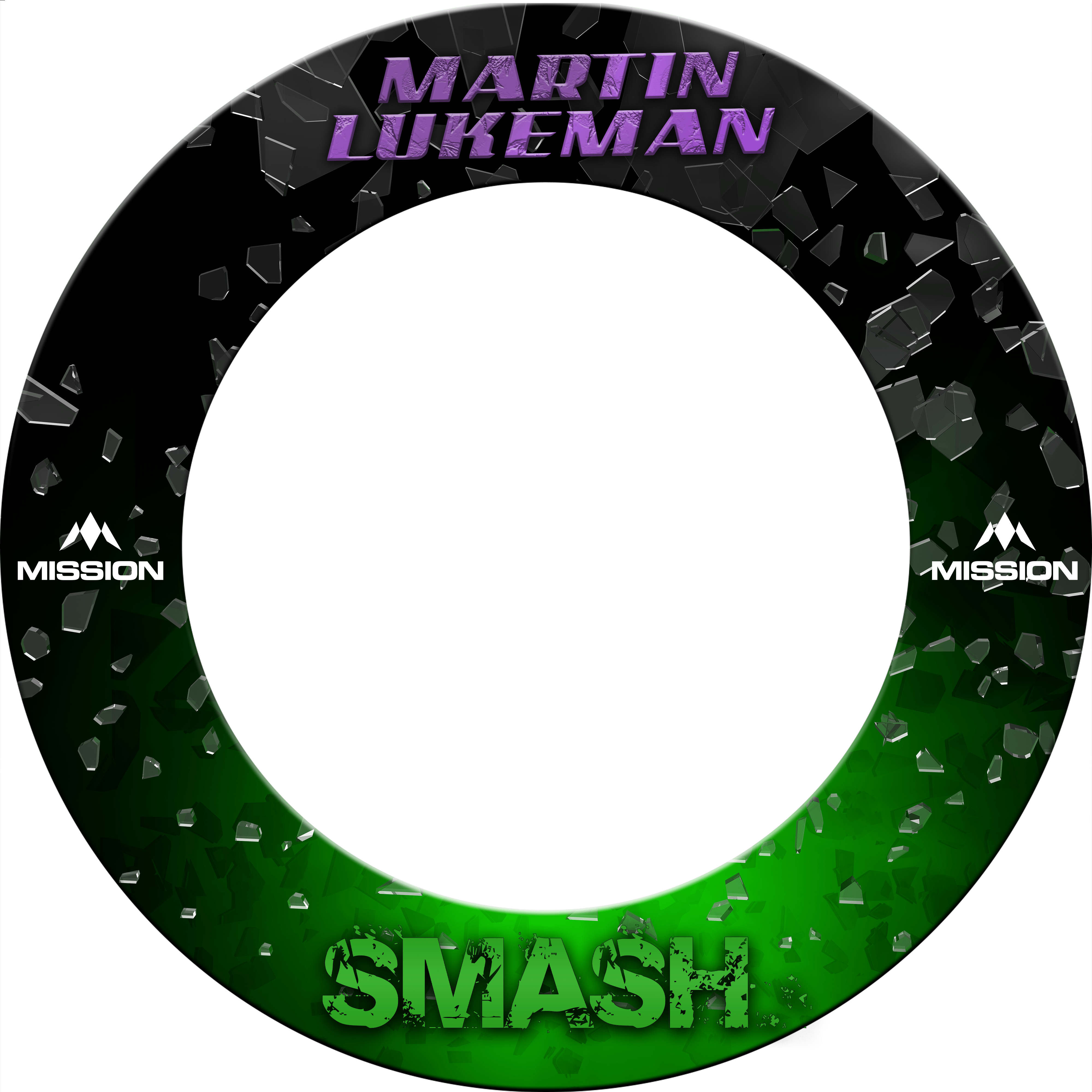 mission-darts-surround-martin-lukeman-protection-cible-en-caoutchouc image 1
