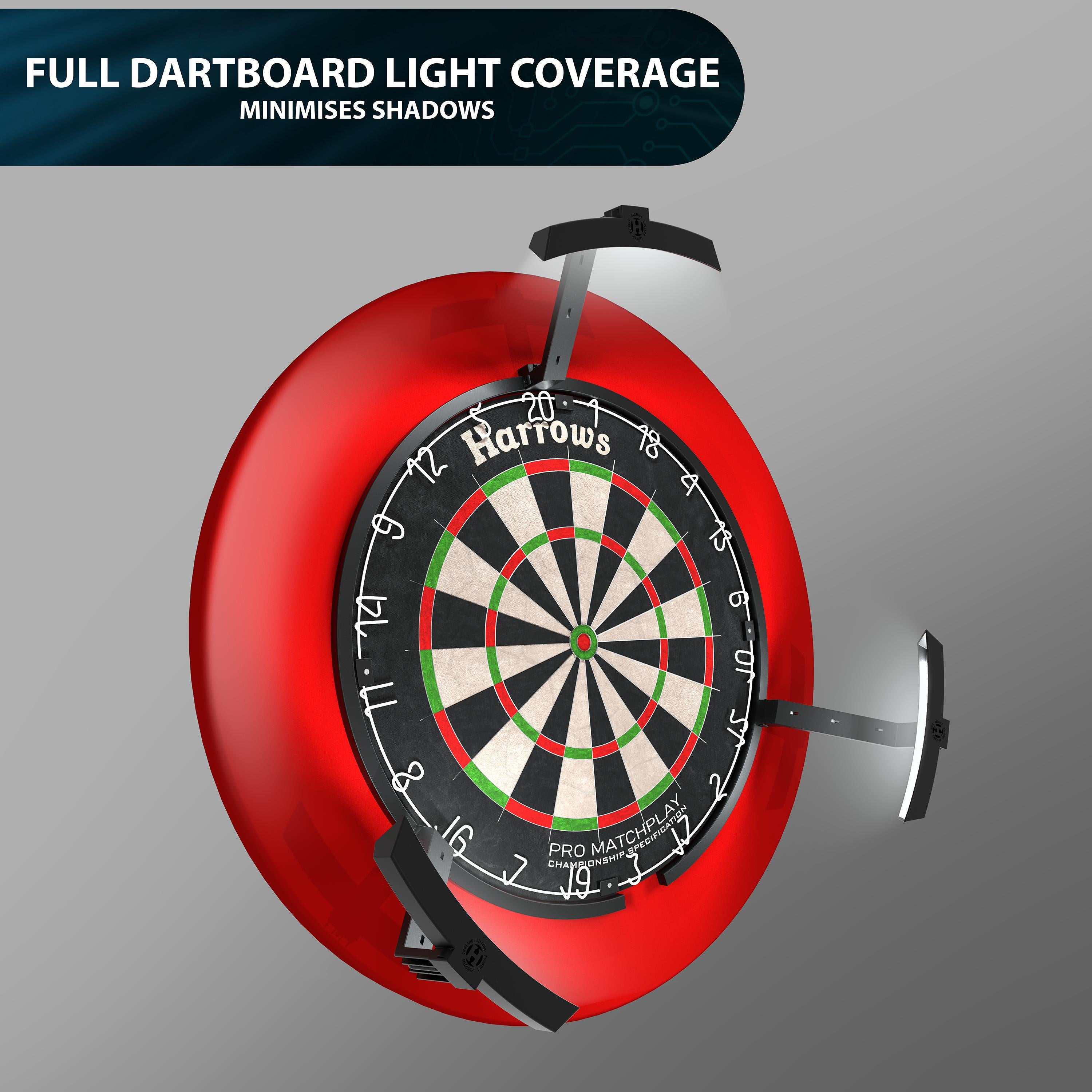 harrows-trilight-clairage-led-ultra-bright-pour-cible-de-fl-chettes image 5