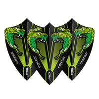 red-dragon-darts-peter-wright-snakebite-green-transparent-hardcore-freestyle-ail image 2