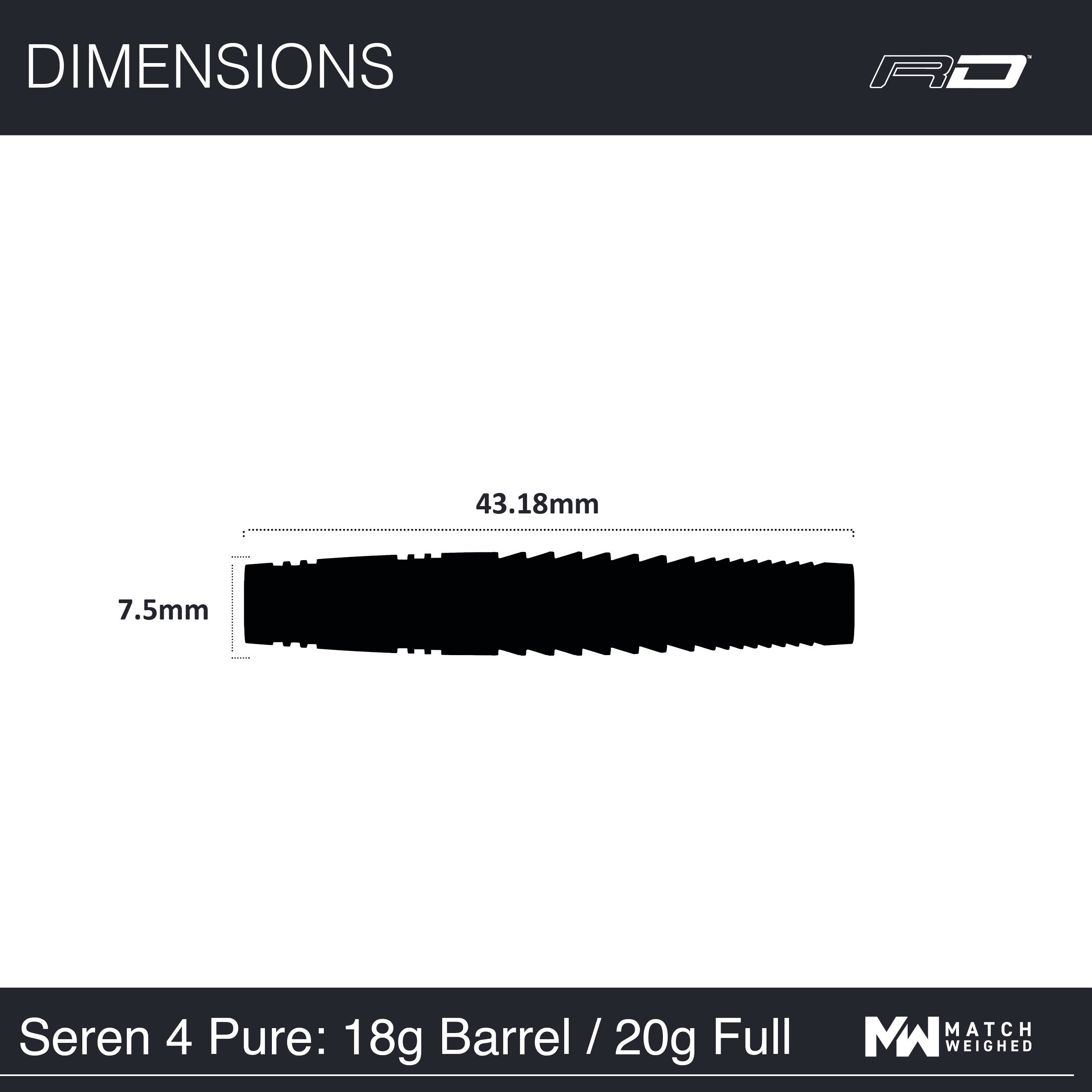 red-dragon-seren-4-pure-fl-chettes-pointe-souple-90-tungst-ne image 5