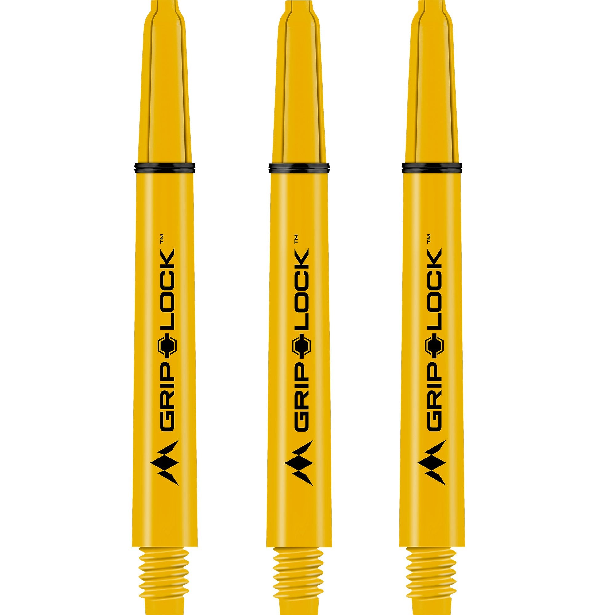 mission-darts-griplock-medium-jaune-tiges-nylon-2ba-x3 image 2