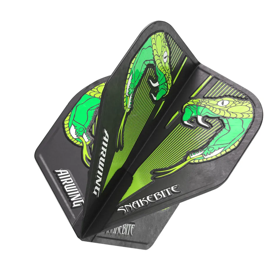 red-dragon-darts-airwing-peter-wright-moulded-green-standard-ailettes-moul-es image 1