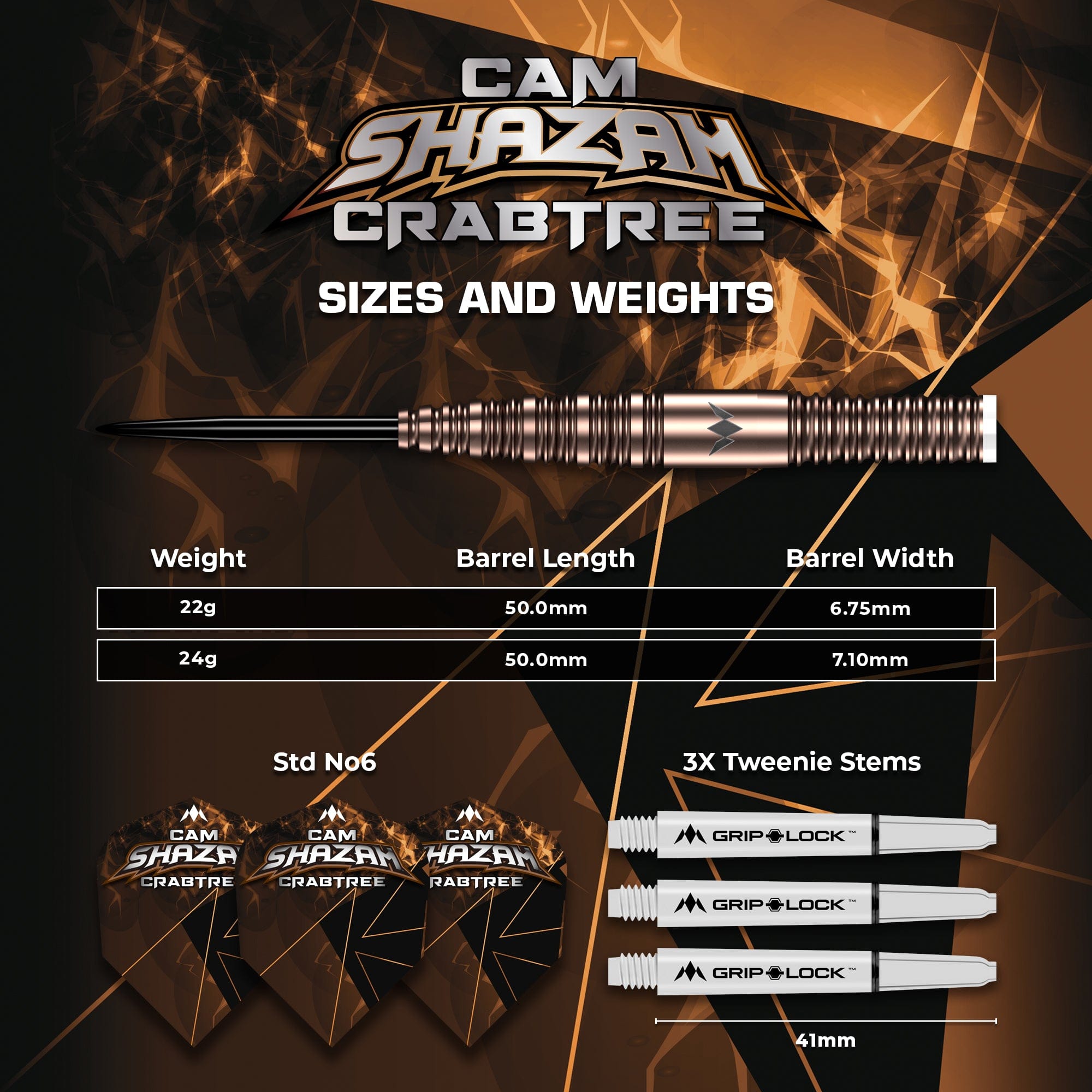 mission-cam-crabtree-v2-steel-tip-95-tungst-ne-signature-shazam image 5