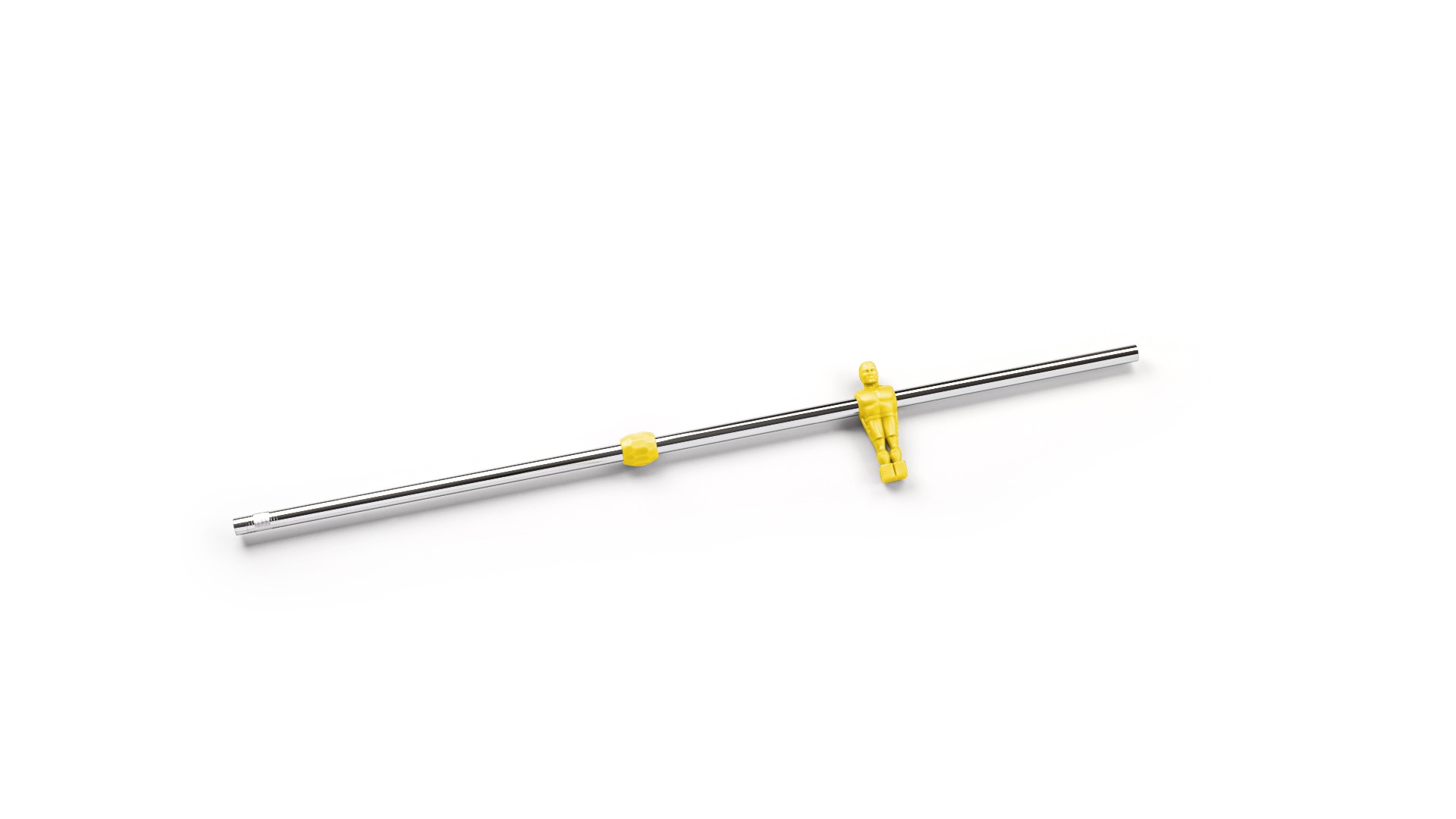 fas-pendezza-national-team-barre-rentrante-1-joueur-16-mm-pour-baby-foot image 6