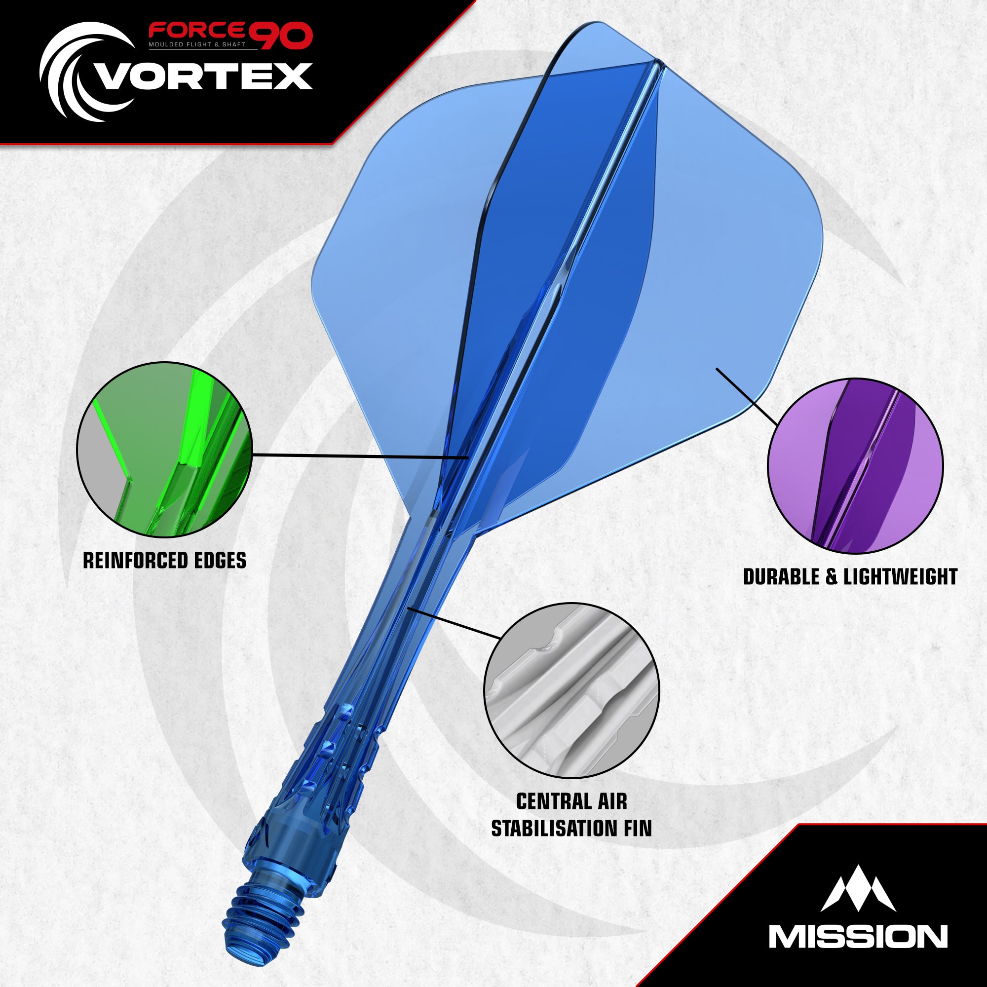 mission-darts-force-90-vortex-vol-tige-moul-e-standard-no2-violet-transparent image 4