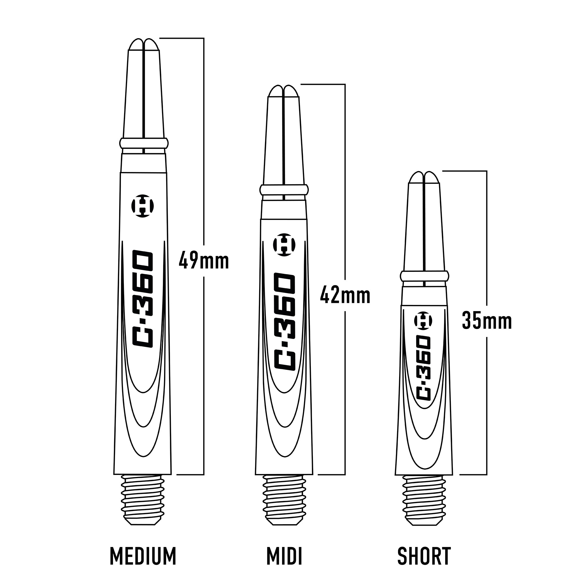 harrows-carbon-360-tiges-de-fl-chettes-t-te-rotative image 7