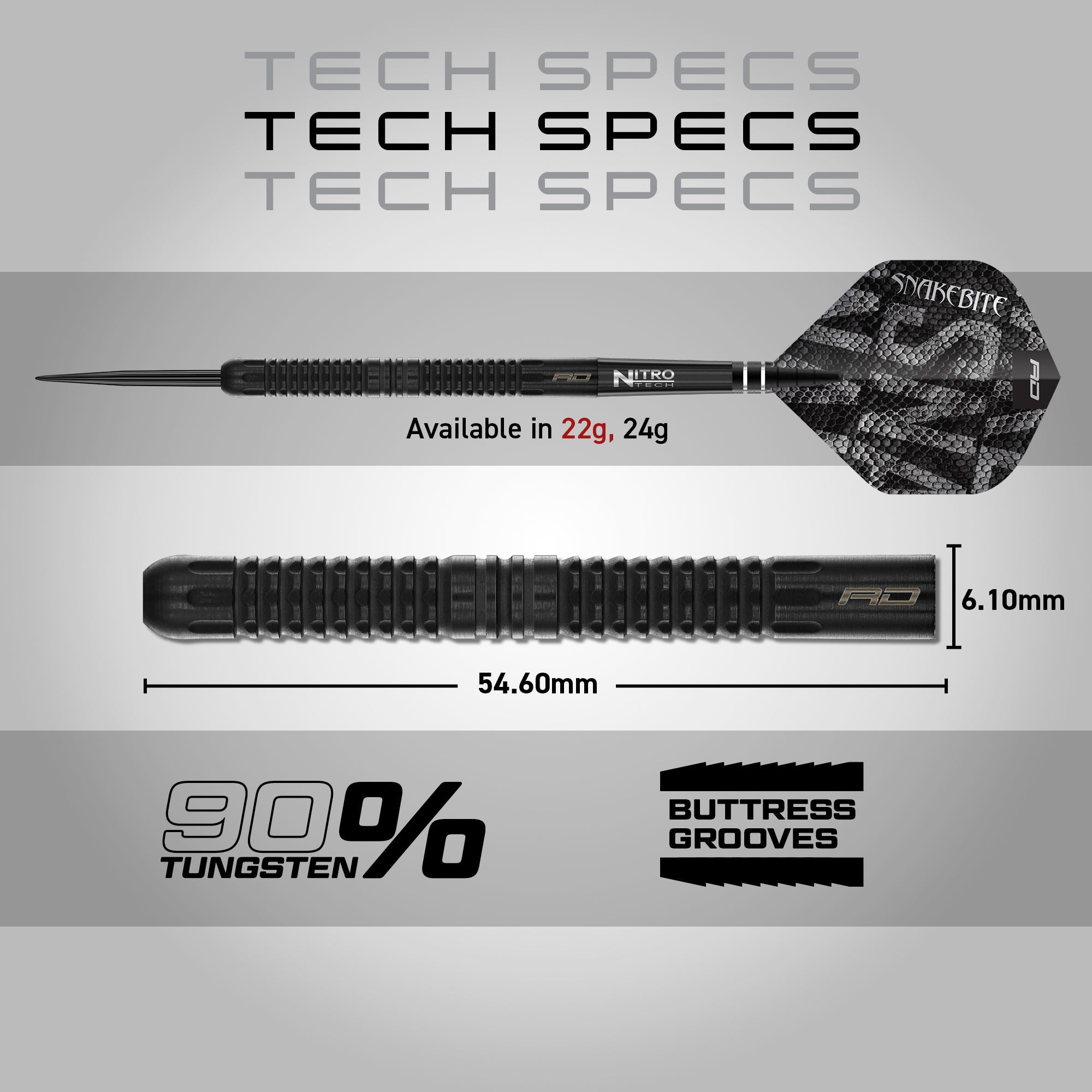red-dragon-darts-peter-wright-black-mamba-fl-chettes-tungst-ne-90 image 5