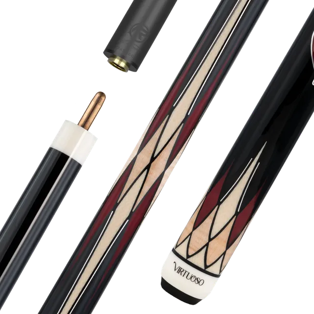 predator-crm-virtuoso-queue-carambole-3-bandes-noir-rouge image 1