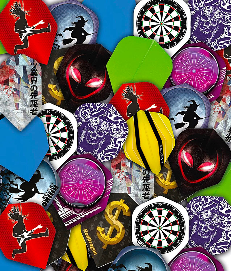 red-dragon-darts-lot-25-sets-d-ailettes-assorties-pack-conomique image 1