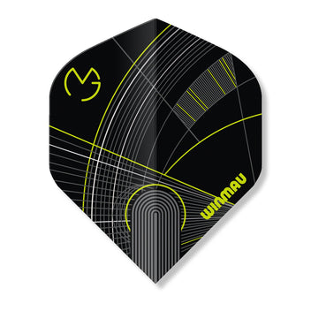 winmau-mvg-prism-flight-collection-card-5-sets-noir-et-vert image 6