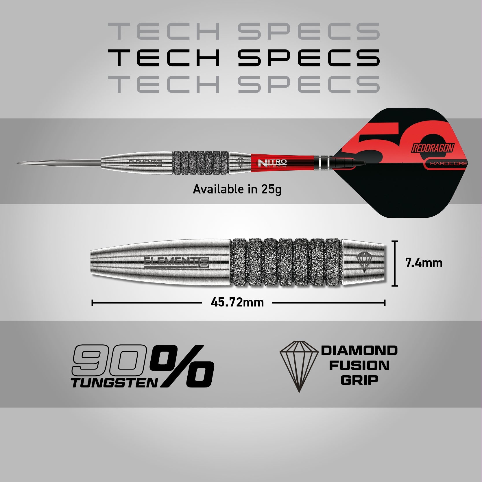 red-dragon-darts-element6-c-fl-chettes-torpille-90-tungst-ne image 5