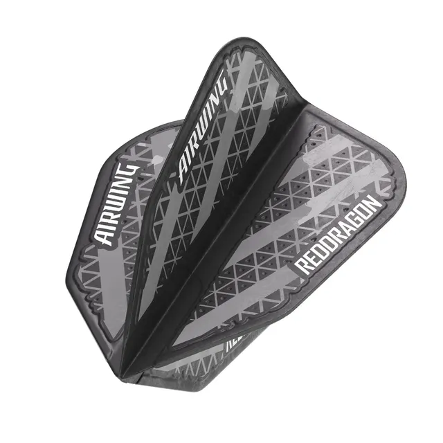 red-dragon-darts-airwing-moulded-ailettes-de-fl-chettes-v-standard-noir-gris image 1