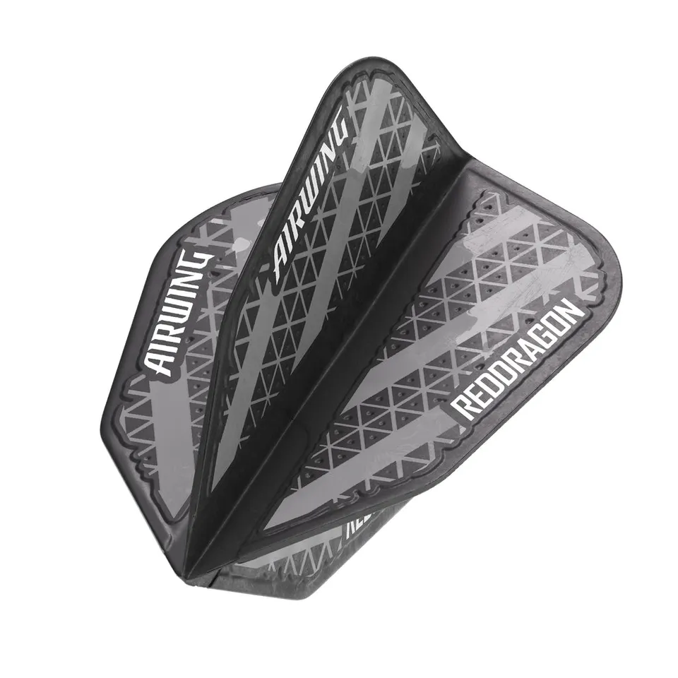 red-dragon-darts-airwing-moulded-ailettes-de-fl-chettes-v-standard-noir-gris image 1