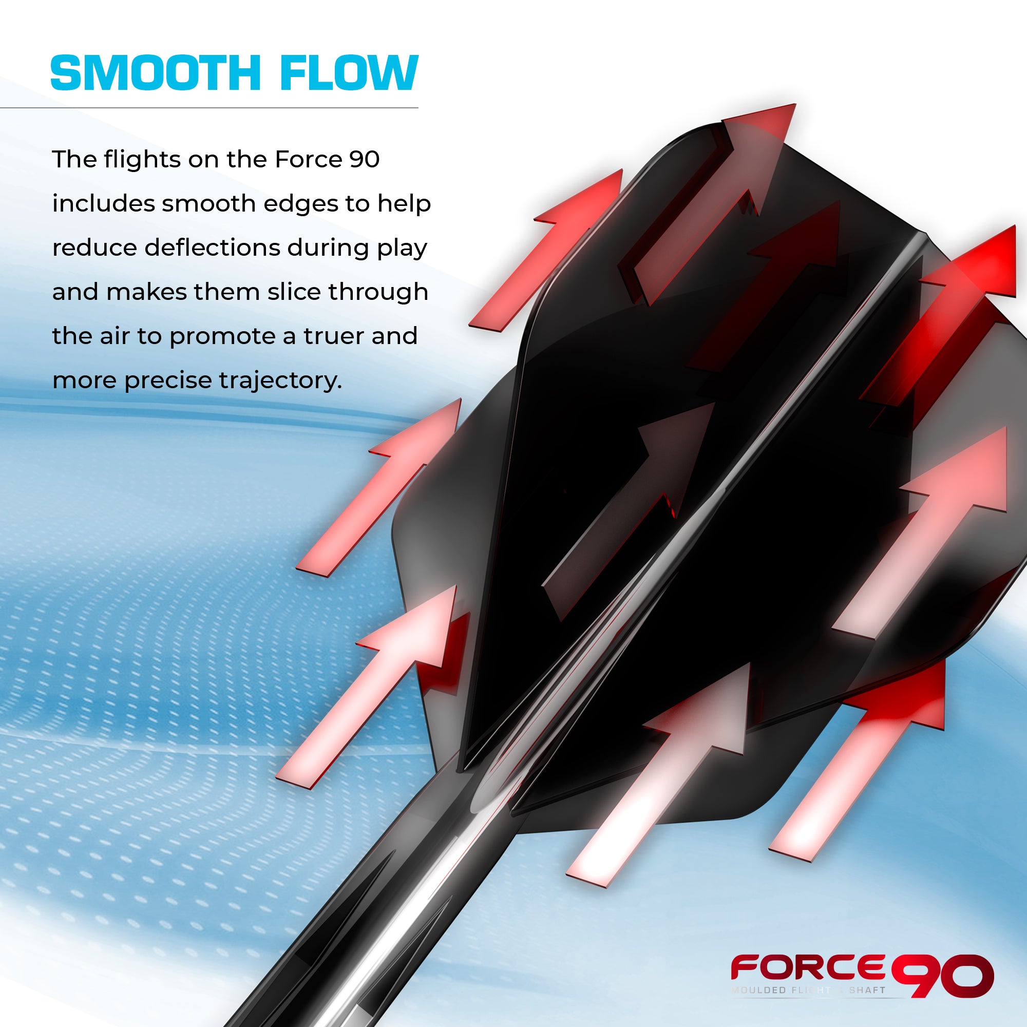 mission-darts-force-90-gradient-no6-standard-noir-syst-me-vol-tige-moul image 6